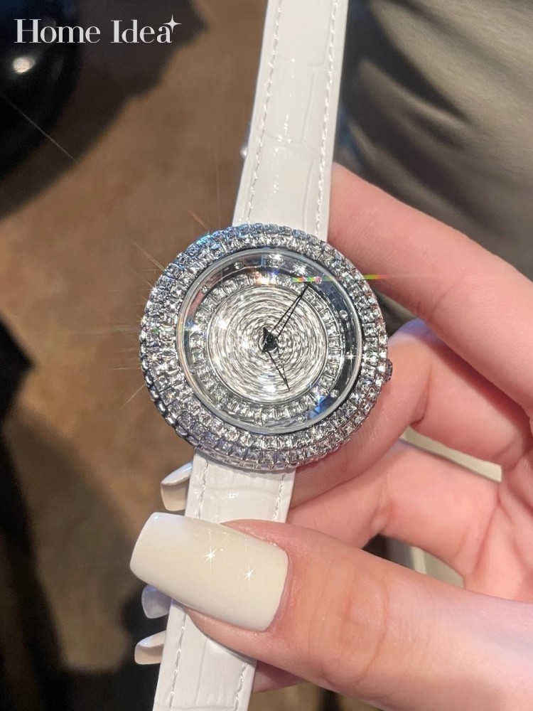 Home Office Design Ideas - Luxo diamantes feminino relógio de quartzo