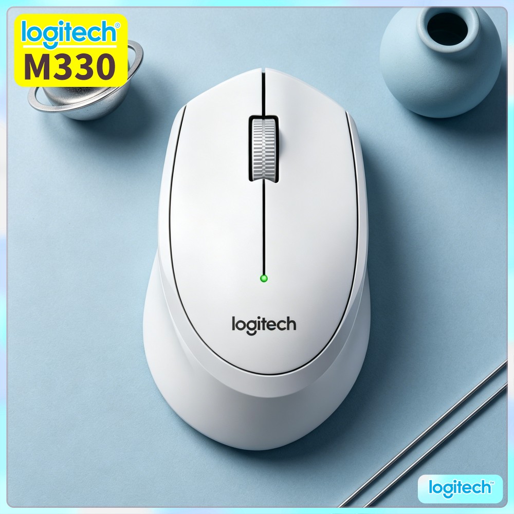 Home Office For Mac - Mouse Sem Fio Silencioso Logitech M330