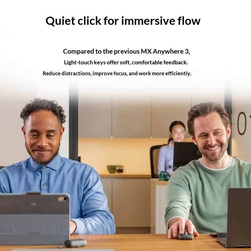 Mouse Silencioso Logitech MX A - Home Office For Mac avaliação e preço