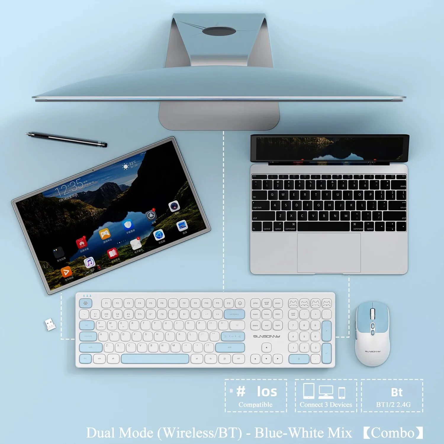 Conjunto de Teclado e Mouse Si - Home Office For Mac avaliação e preço