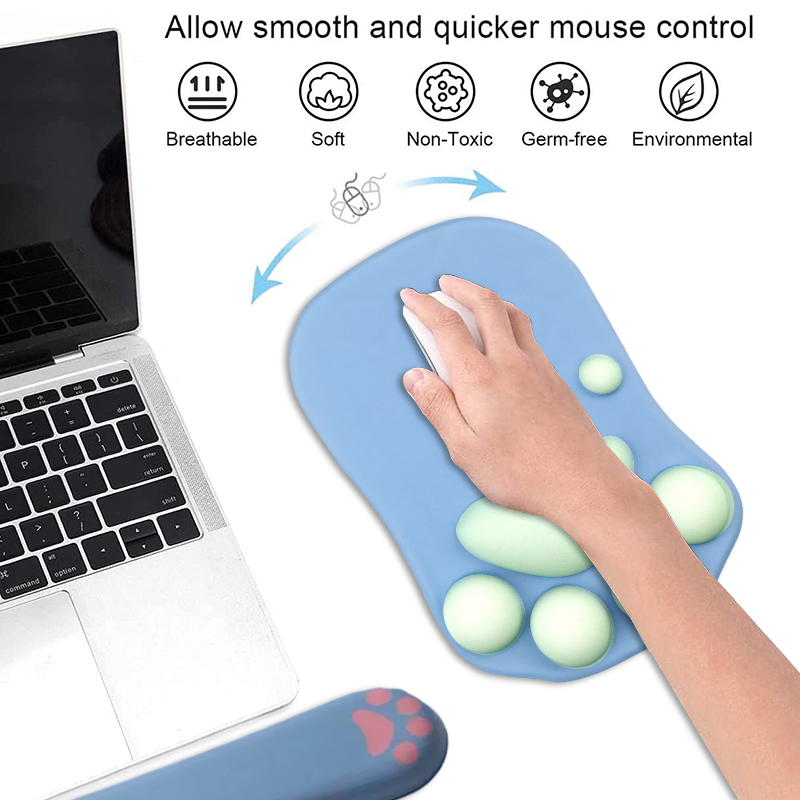 Bonito ergonômico gato pata mo - Home Office For Mac avaliação e preço