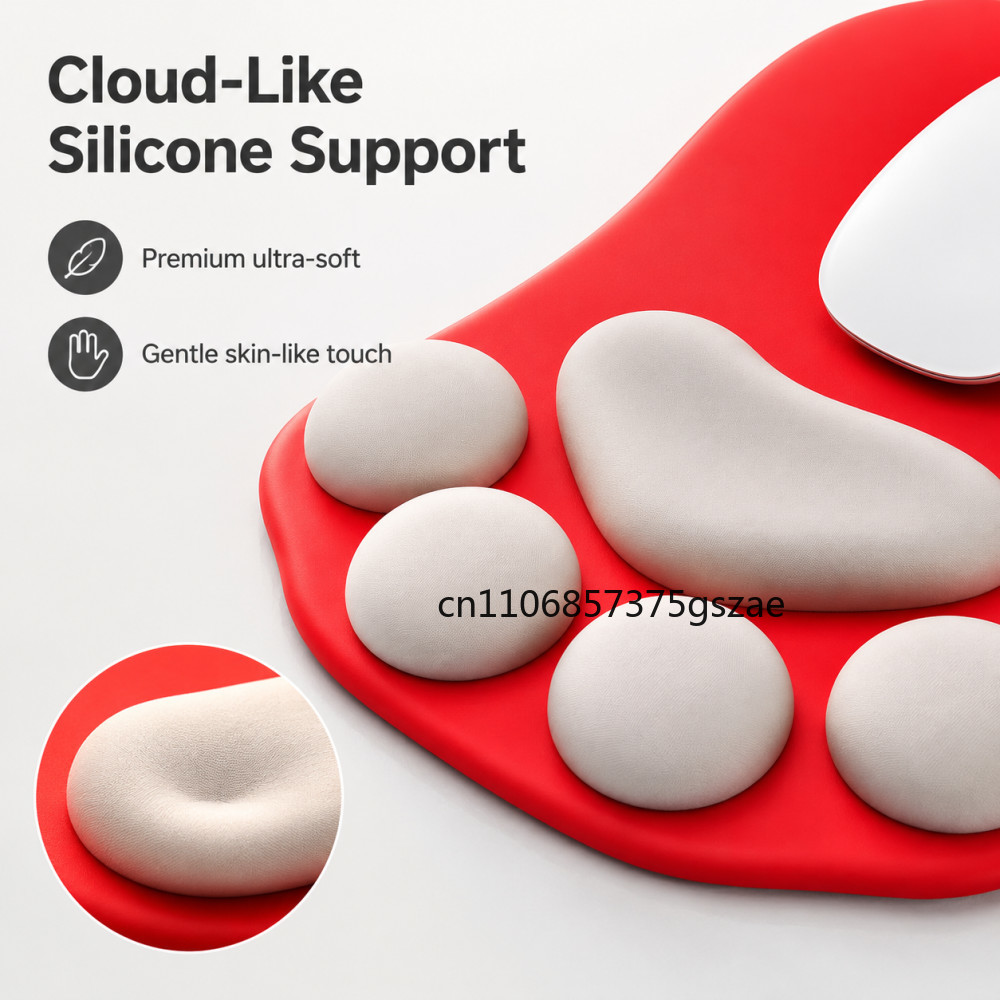 Mouse Pad 3D em Forma de Pata  - Home Office For Mac avaliação e preço