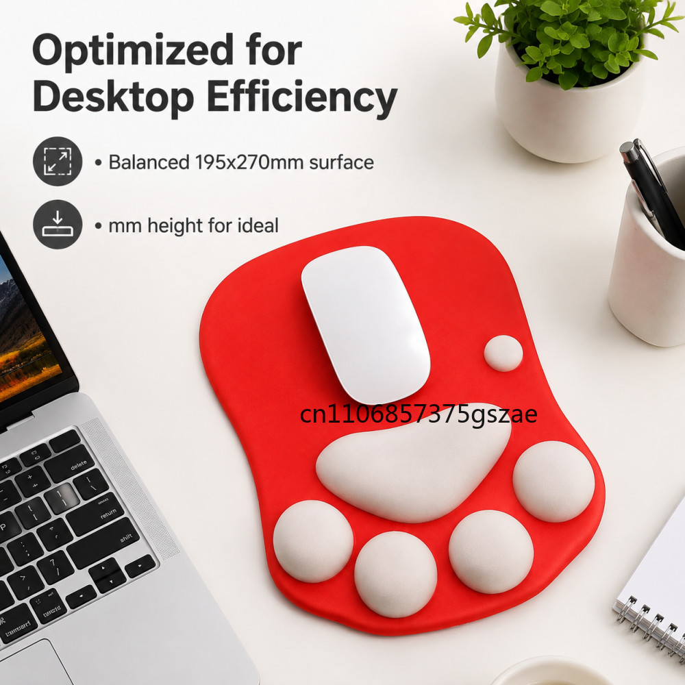 Mouse Pad 3D em Forma de Pata  - Home Office For Mac avaliação e preço