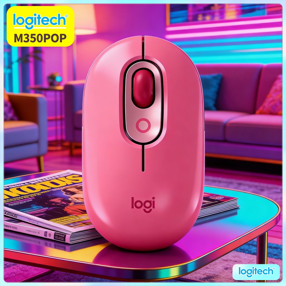 Mouse Sem Fio Logitech M350 PO - Home Office For Mac avaliação e preço