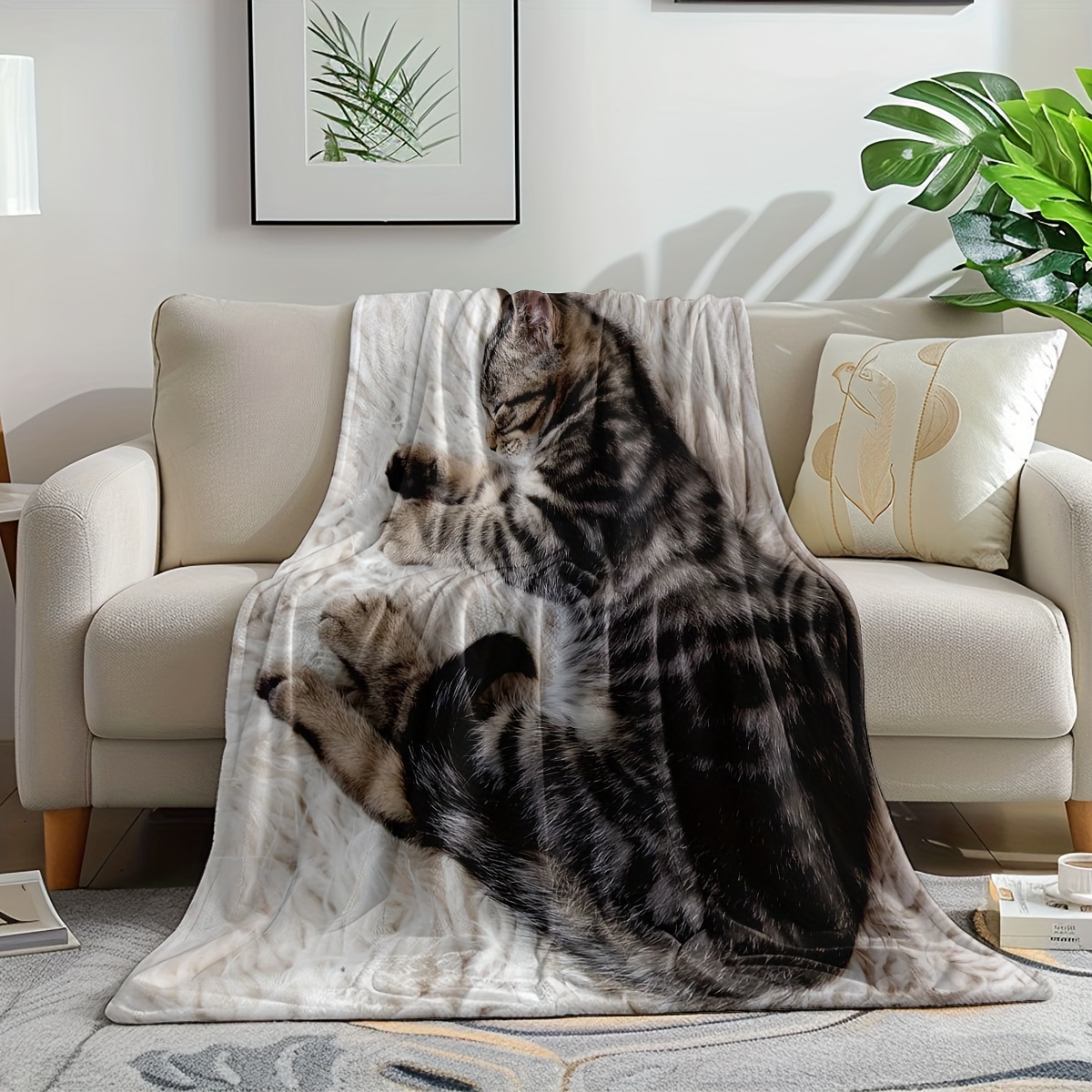 Cobertor de flanela para gato  - Home Office Design Ideas avaliação e preço