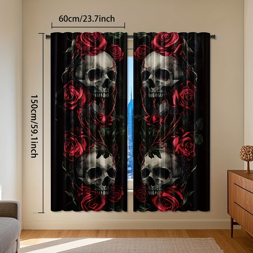 Cortinas Blackout Góticas com  - Home Office Alternative avaliação e preço